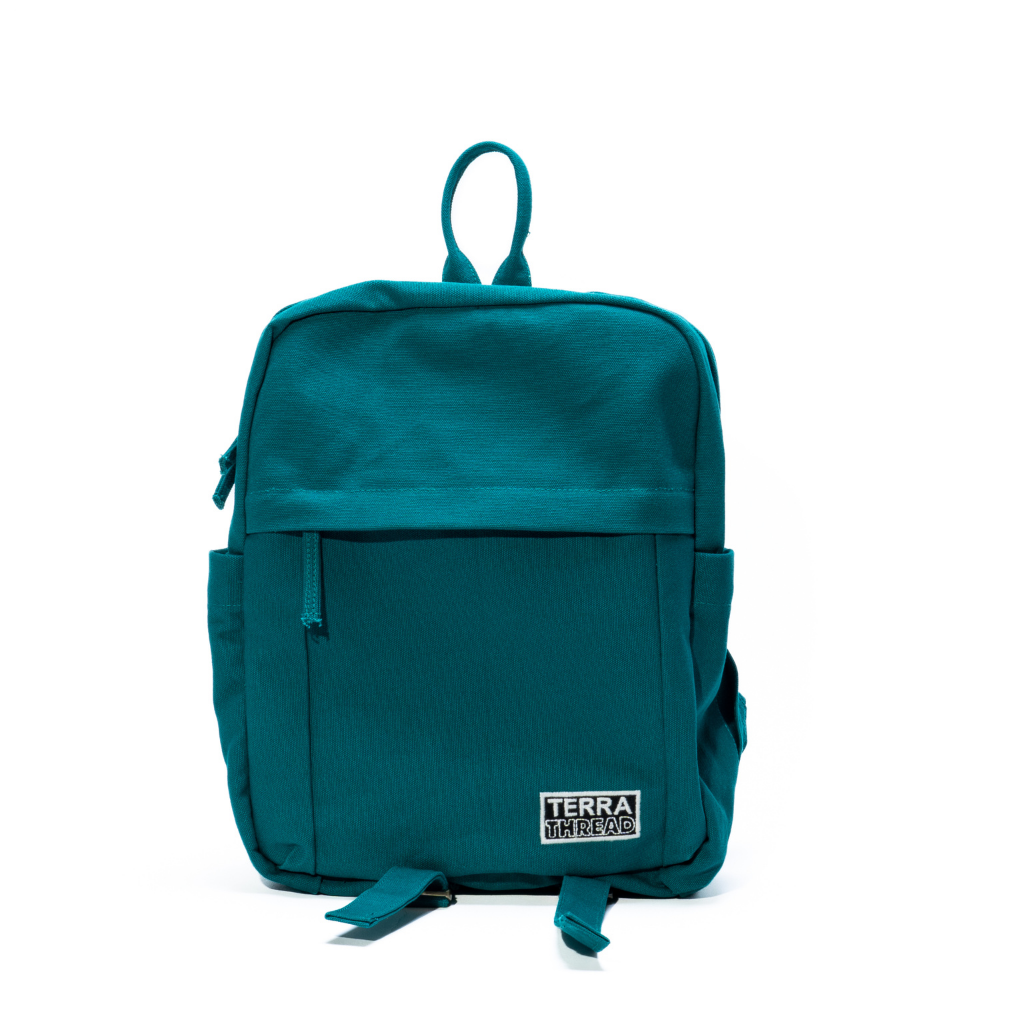 teal mini backpack