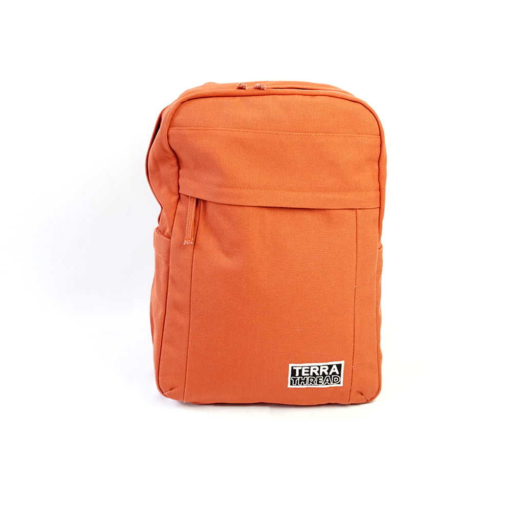 orange backpacks