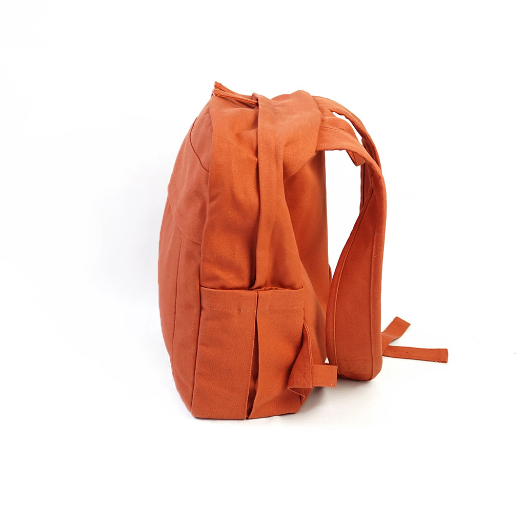 solid canvas backpack