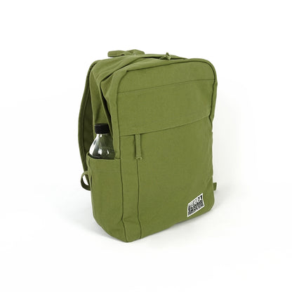olive green backpack