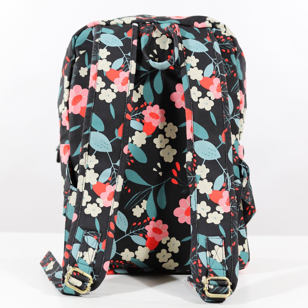 floral backpacks