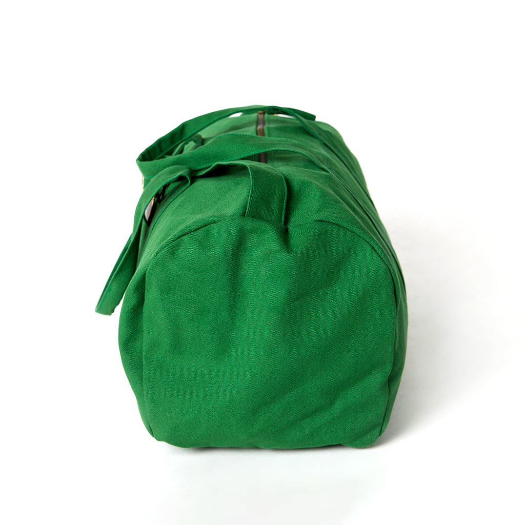 small gym duffel bags in green color