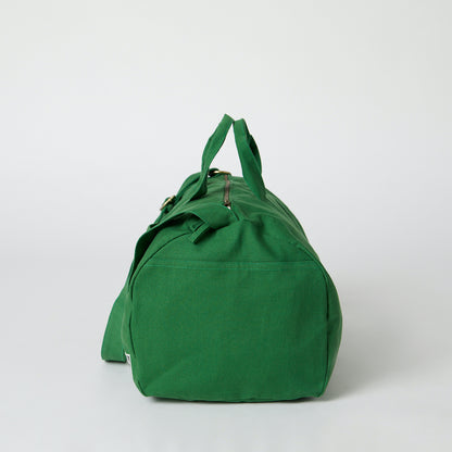 vegan duffle bag made with organic cotton