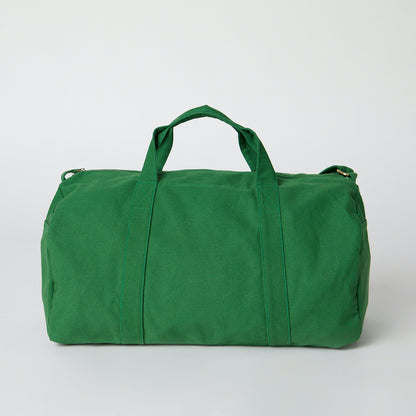 duffle bag in green color