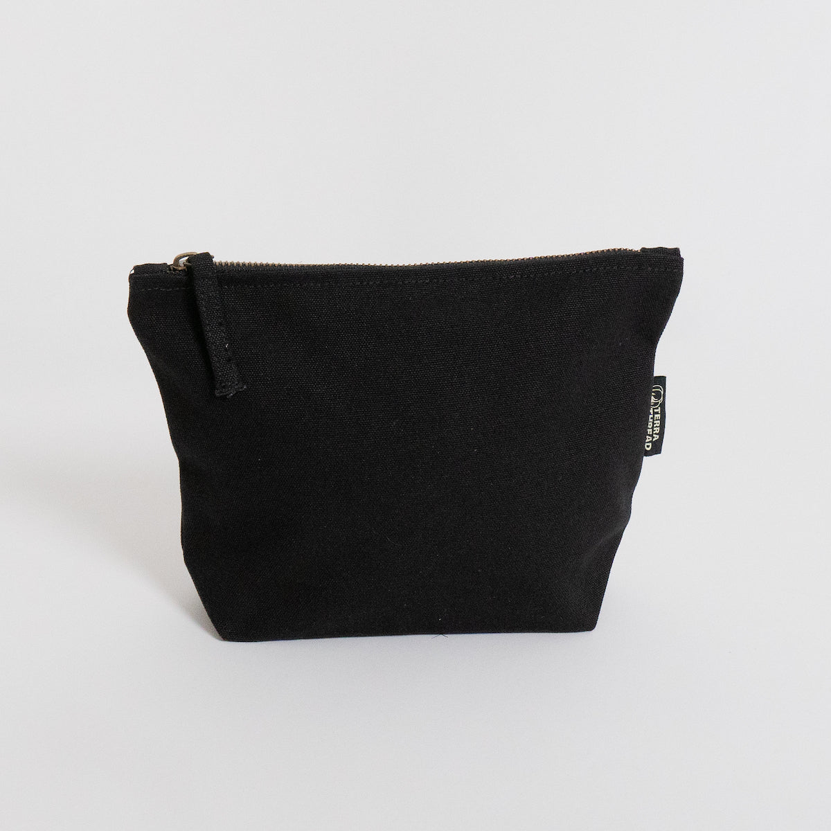 black makeup bag