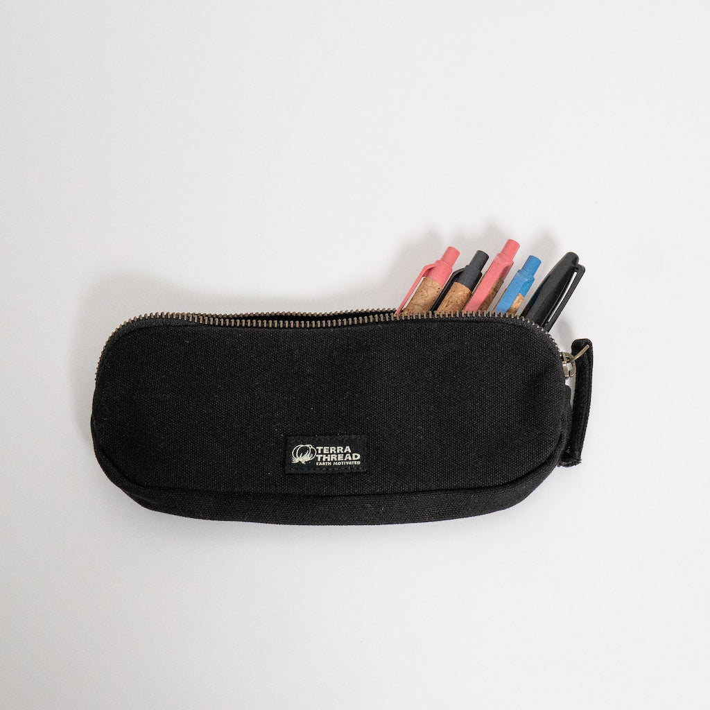 black pencil pouch