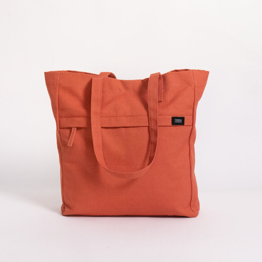 canvas bag with pockets