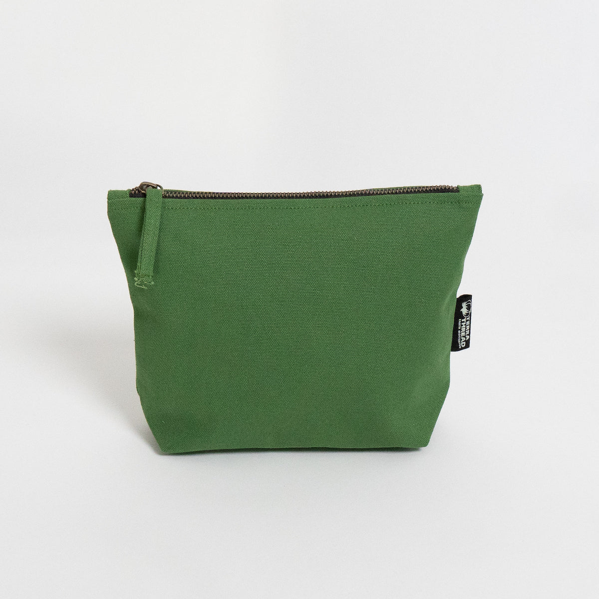 Terra Thread Eco Friendly Makeup Bag - Lok Pouch Moss Green