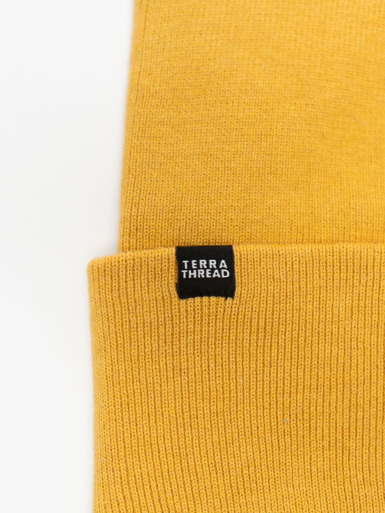 mustard yellow beanie