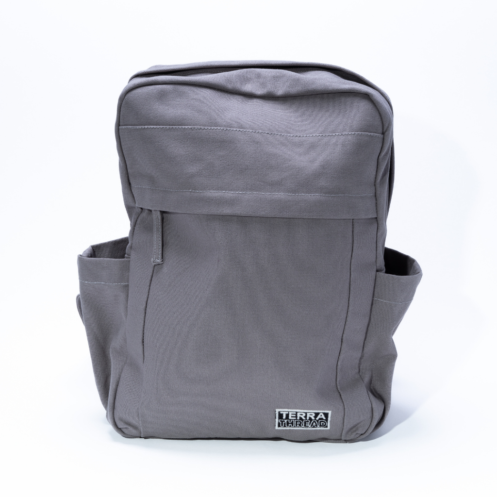 sustainable cotton backpack