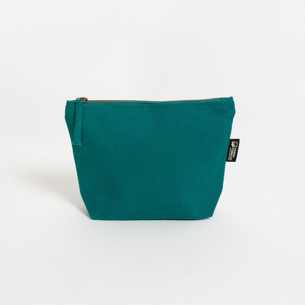 teal makeup bag