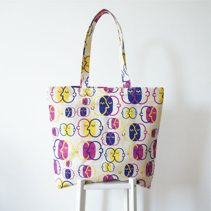simple tote bag made with organic cotton canvas