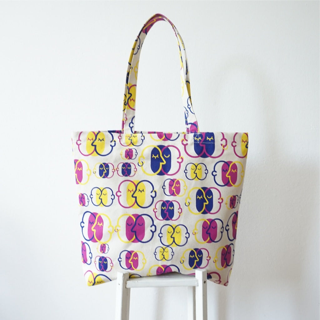 Ethically Made 100% Organic Cotton Canvas Tote Bag - Kindred