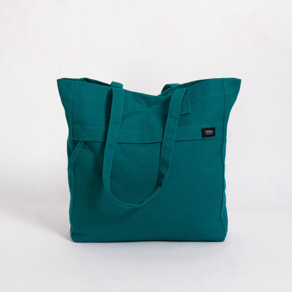 Teal tote outlet bag